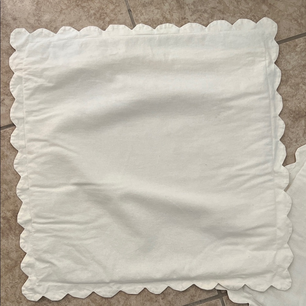 Zara Home Scalloped Pillow Covers